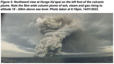 トンガ海底火山