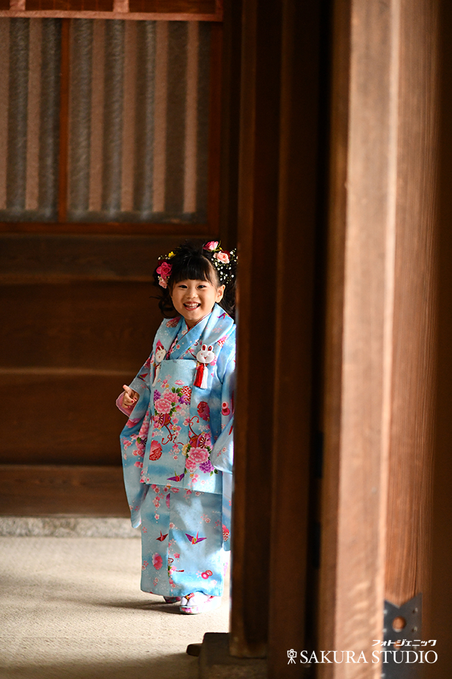 栃木　宇都宮　フォトスタジオ　フォトジェニックサクラスタジオ　写真　撮影　七五三　女の子　3歳　着物