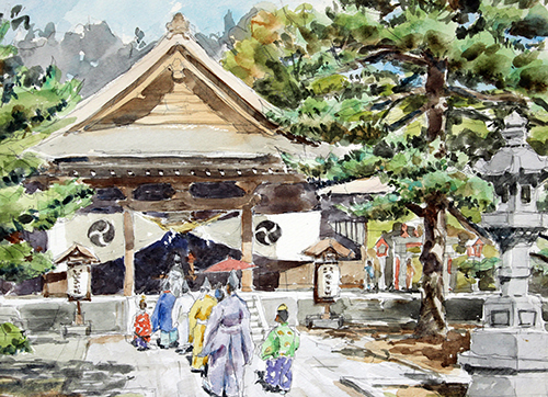 温泉神社　秋祭り