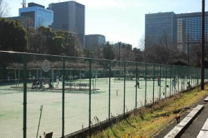 日比谷公園のテニスコート